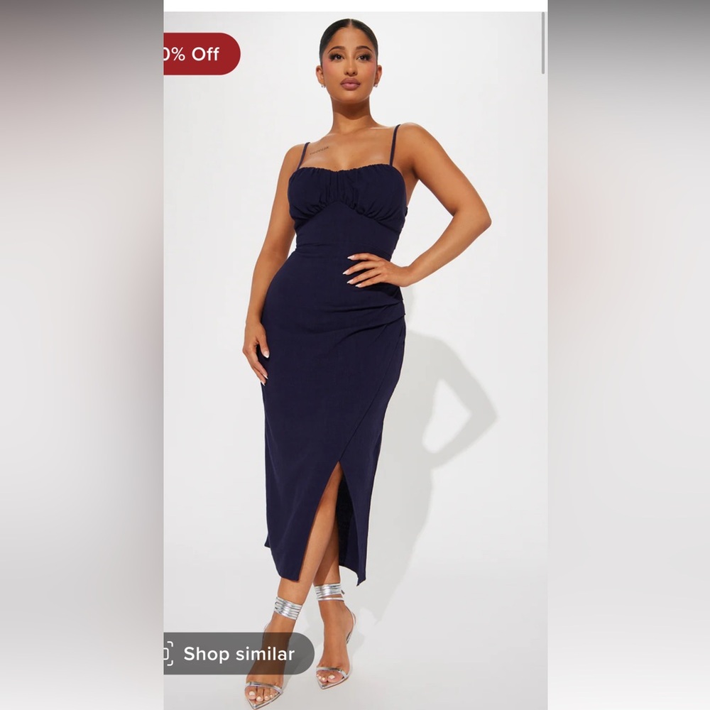 BRAND NEW - Fashion Nova Navy Dress